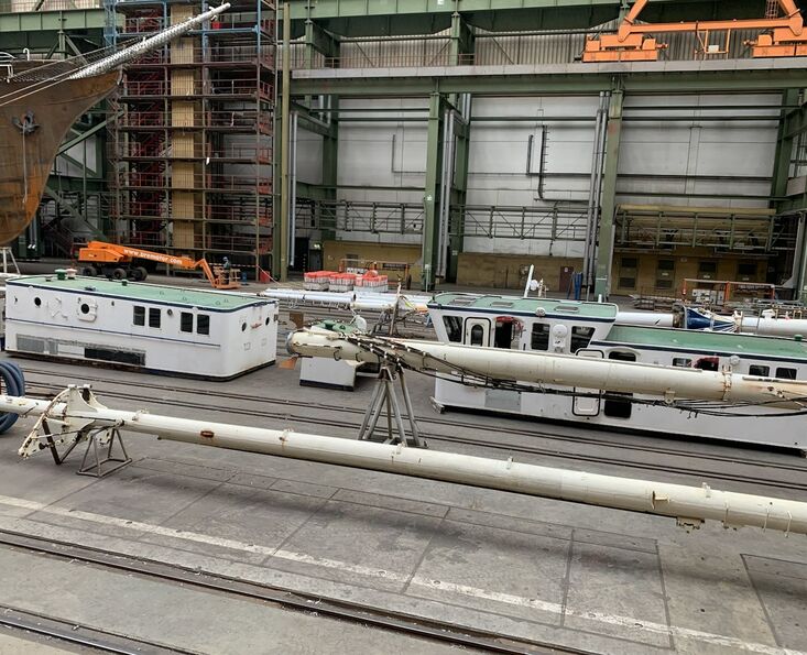 GREIF Masten vor dem Wasserstrahlen