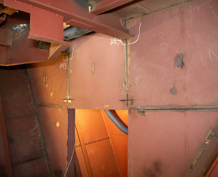 GREIF Einbau neues Kollisionsschott