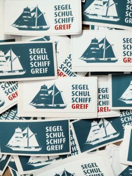 Aufkleber Segelschulschiff GREIF Logo