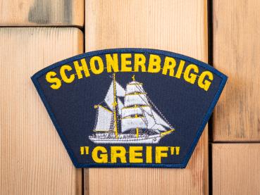 Aufnäher Schonerbrigg GREIF navy